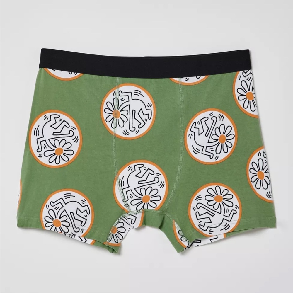 NWT Keith Haring Dancing Flower Boxer Brief